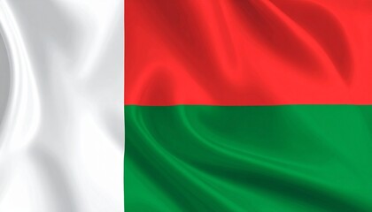 Obraz premium Flag of Madagascar 