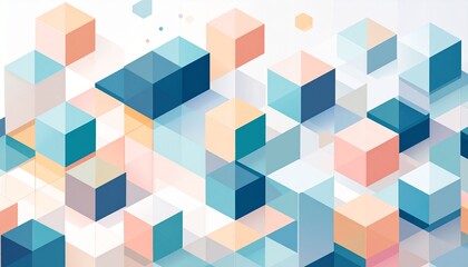 abstract geometric background with triangles