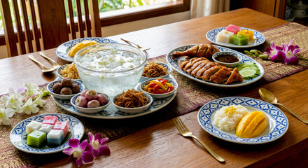 Authentic Thai Feast: A Culinary Journey of Flavors and Textures