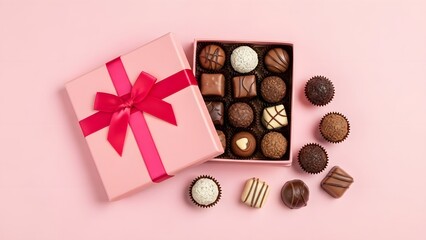 Gift box of assorted chocolates
