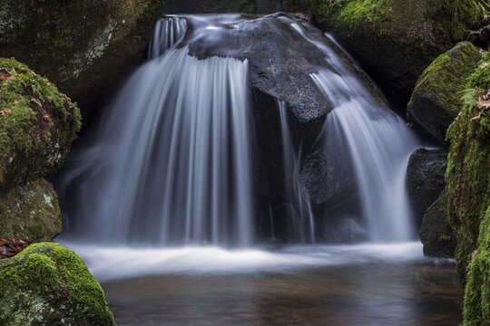 Gertelbach, Gertelbach Waterfalls, Gertelbach Falls, Gertelbach Gorge, B&uuml;hl, B&uuml;hlertal, Northern Black Forest, Black Forest, Baden-W&uuml;rttemberg, Germany