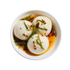 Delicious Indian cuisine ready to be savored isolated on transparent background