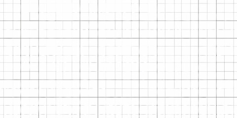 A grid pattern of rectangles and squares predominantly white and lined