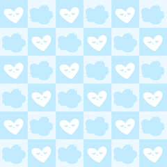 seamless pattern, groovy retro repeat