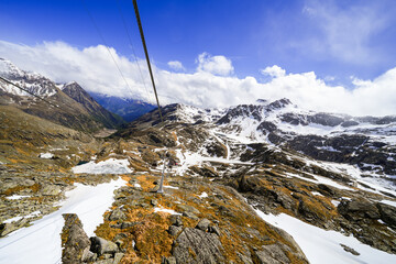 Nature at the M&ouml;lltal Glacier. Landscape in the mountains of Carinthia.
