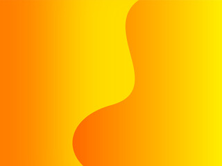 Modern abstract background with smooth yellow and orange gradient colors and a flowing organic shape. Clean minimal design suitable for banners, presentations, branding, posters, and digital backgroun