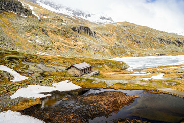 Nature at the M&ouml;lltal Glacier. Landscape in the mountains of Carinthia.
