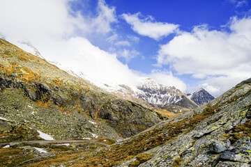 Nature at the M&ouml;lltal Glacier. Landscape in the mountains of Carinthia.
