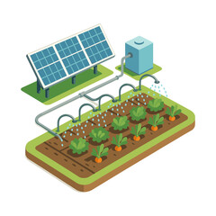 Smart Automated Irrigation System Powered by Solar Energy