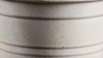 Close up of a textured white surface with repeating horizontal lines