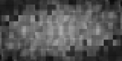 Fototapeta premium Censor blur, horizontal pixelated mosaic bar, large grayscale texture for censorship effect. Covers sensitive explicit content or private visuals. New content moderation. Vector illustration
