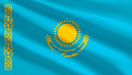 flag of Kazakhstan  