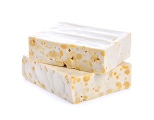 Two blocks of sweet confectionery