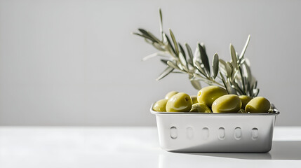 olives and olive oil