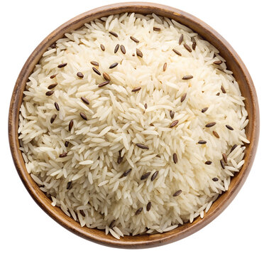 Jeera rice with cumin seeds