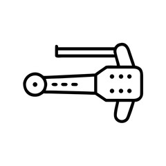 Hand-held lever clamp tool in minimalist design  