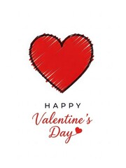 Happy valentine's day card