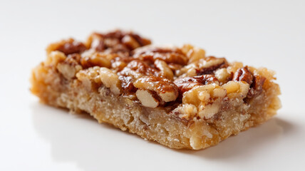 Maple pecan bar nut bar dessert sweet caramel crunchy baked pastry snack confection