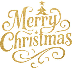 Golden Glitter Greeting