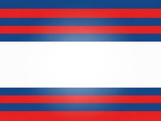 Bold Horizontal Stripes Pattern in Bright Red, White, and Blue Colors for Graphic Background Design