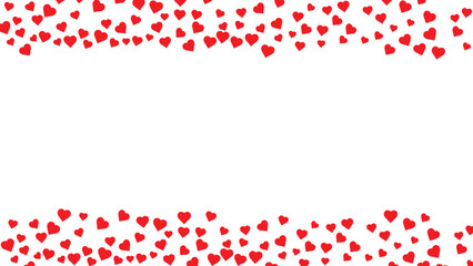 Romantic Valentine background with decorative heart border, soft love-themed frame perfect for greeting cards, wedding invitations and anniversary designs