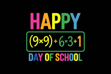 Math Formula 100 Days Of School Shirt Teacher SVG Quotes File