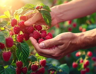 Fresh fruit gathering