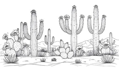 cactus in desert