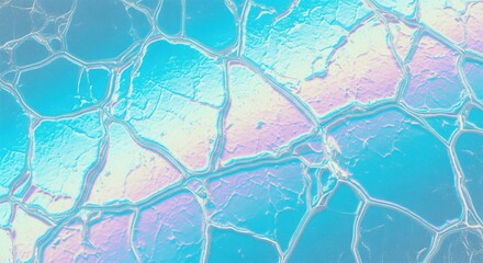 Abstract Blue and Pink Texture with Cracks and Lines for Creative Backgrounds