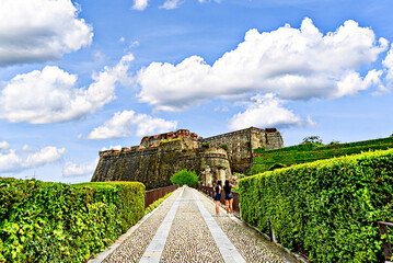 Priamar Fortress is a military fortress located on the coastal hill of Savona, Italy.