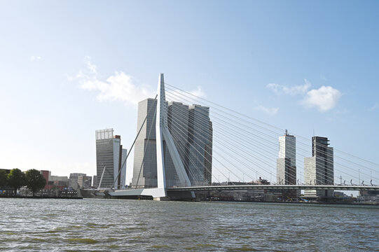 Rotterdam, Erasmusbrug, Hochh&auml;user