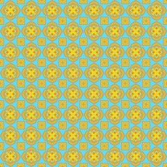 Seamless decorative geometric floral pattern. For fabric prints, wallpapers, stationery, gift wrap, surface design, and creative branding projects