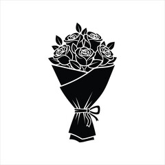 Elegant Flower Bouquet In Decorative Vase