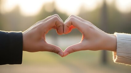 Hands Forming Heart Shape