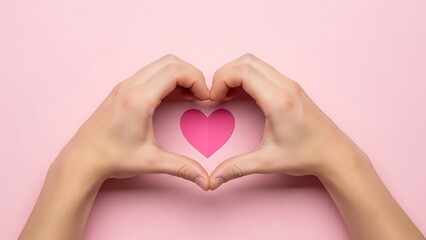 Hands Forming Heart Shape