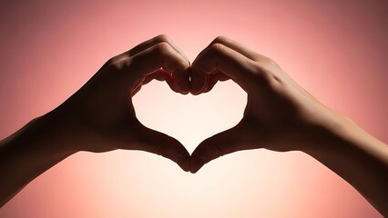 Hands Forming Heart Shape