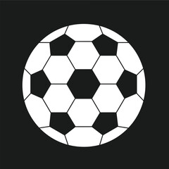 Obraz premium Classic Black and White Soccer Ball Illustration - Sport and Recreation Theme