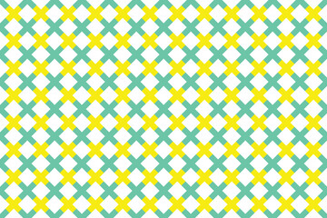 Modern Medium Aquamarine color and Yellow color  checkerboard pattern