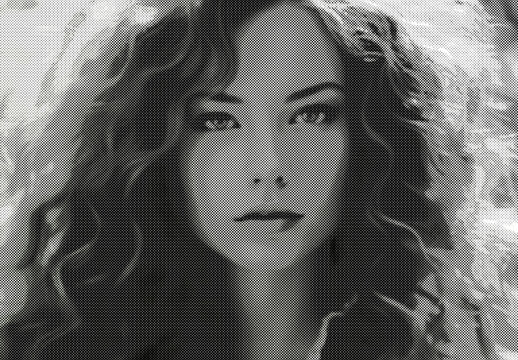 Black And White Risoprint Poster Photo Effect