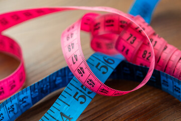 Close-Up of Measuring Tape
