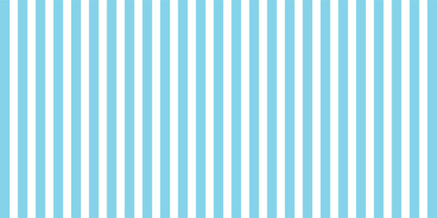 Obraz premium Striped background with vertical straight blue and white stripes. Seamless and repeating pattern. Baby, cute background. Vector illustration.