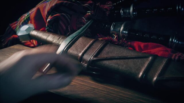 Scottish Long Sword Taken Or Put Down