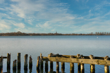 Fototapeta premium Lake Spiegelplas, Nederhorst den Berg, Holland