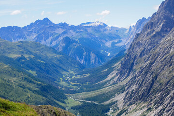 The Mont Blanc massif at the border of France, Italy, and Switzerland, showcasing Europe&rsquo;s highest alpine landscape.