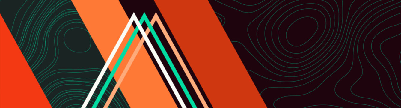 Bright color abstract corporate background with modern. Dynamic triangle and rectangle element shapes topography map lines. Presentation slide, conference, gala, powerpoint, keynote, google slide