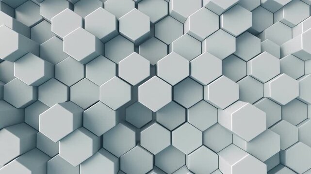 Abstract Hexagonal Pattern Movement