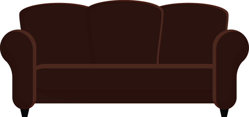 brown leather sofa