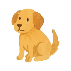 Obraz premium watercolor Chinese zodiac dog