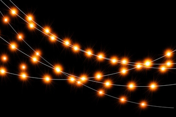abstract glowing lights Background