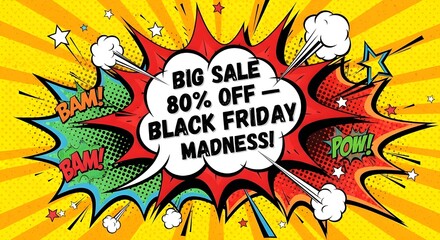 Black friday madness big sale 80% off